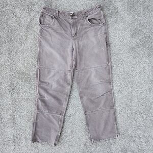 Filson Tan Brown Heavy Duty Carpenter Pants 10133 100% Cotton Men's Size 34x32